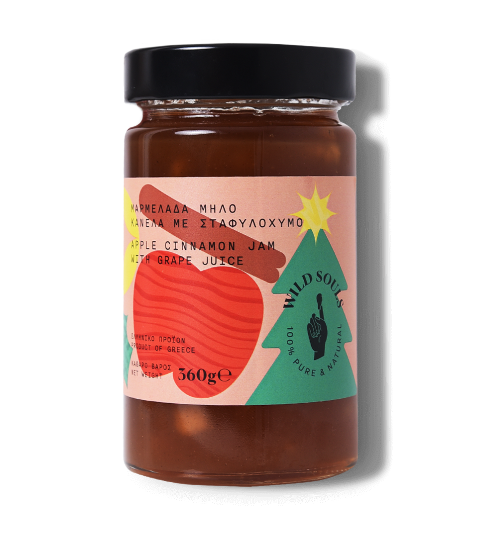 Xmas Apple Cinnamon Jam with Grape Juice