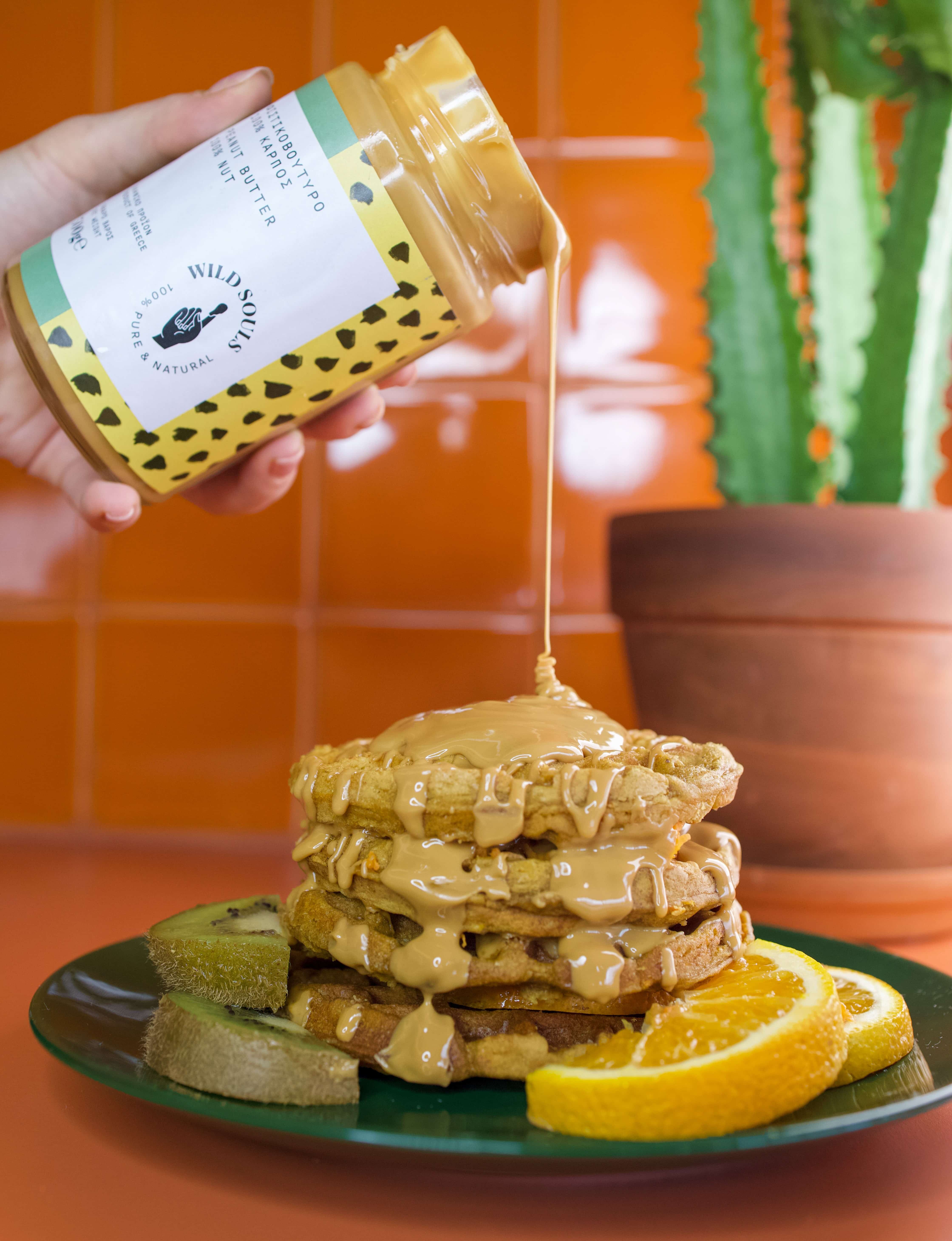 Carrot Cake Waffles