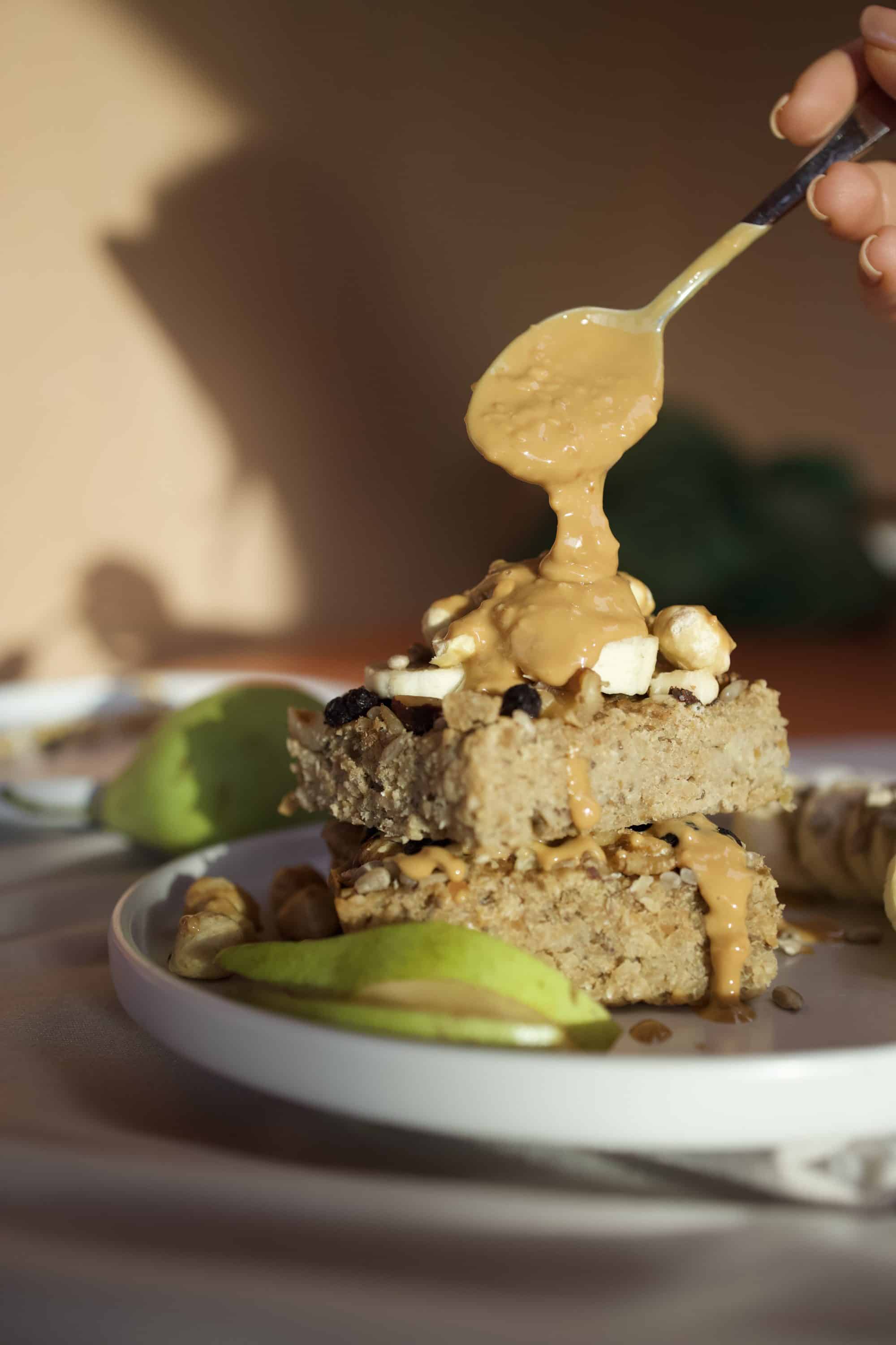 Baked Oats with Pear