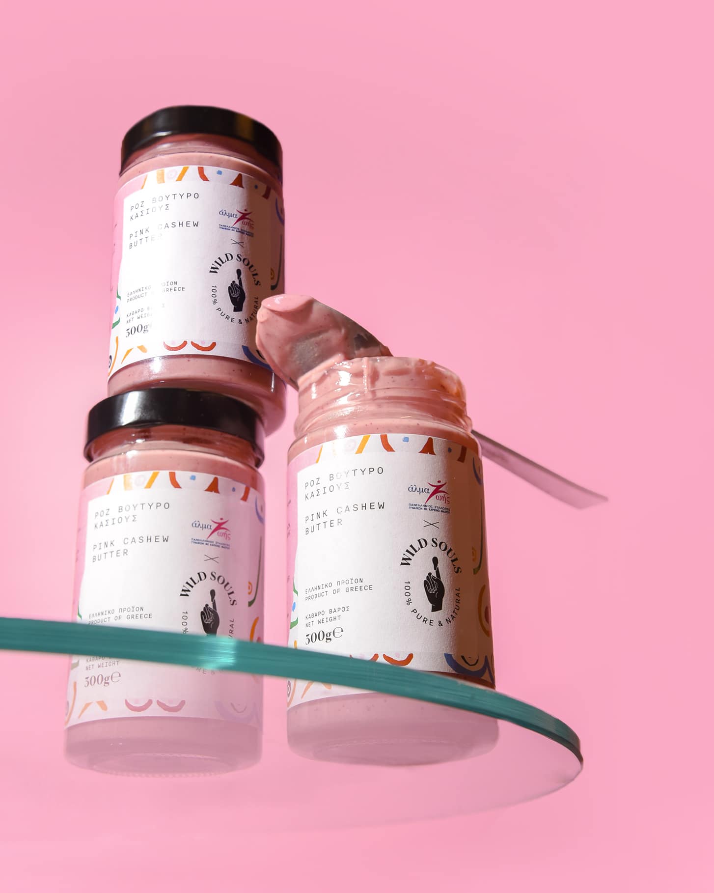 Pink Cashew Butter x Alma Zois