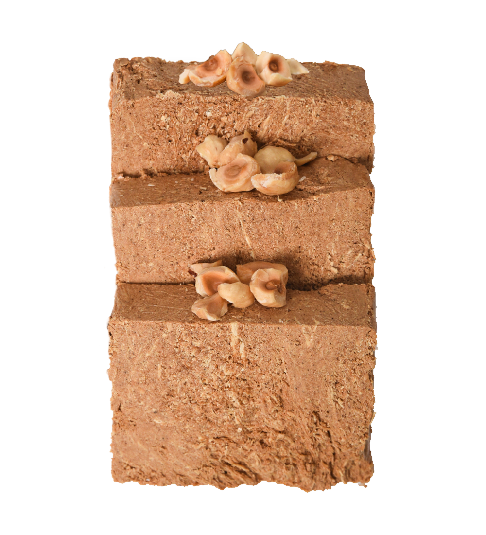 Hazelnut Butter Halva with Honey