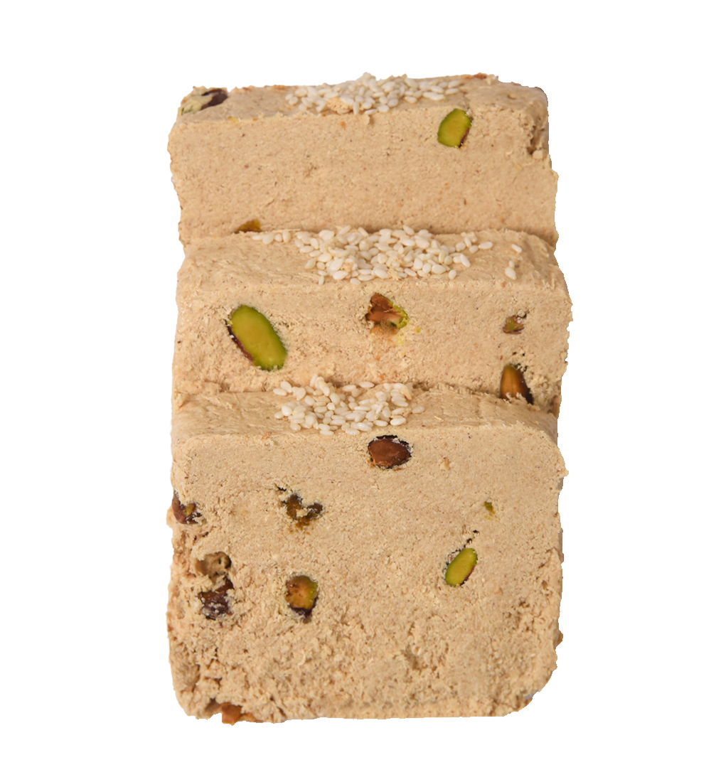 Halva with Pistachios & Honey