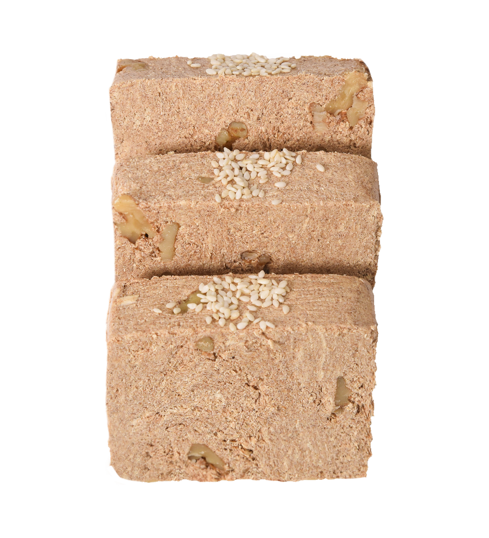 Halva with Walnuts, Cinnamon and Honey